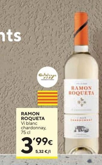 Caprabo Vino blanco ramón roqueta oferta