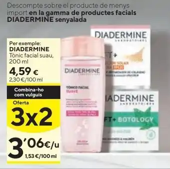 Caprabo Productos de belleza diadermine oferta