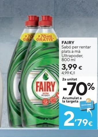 Caprabo Lavavajillas fairy oferta