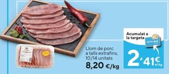 Caprabo Lomo de cerdo oferta