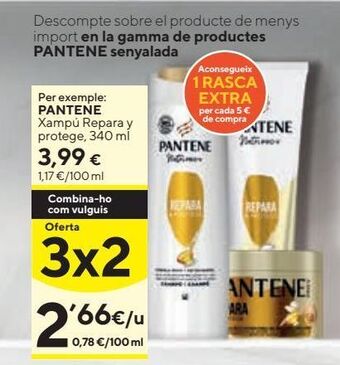 Caprabo Champú pantene oferta