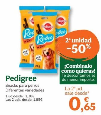 TiendAnimal Snacks para mascotas pedigree oferta