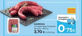 Caprabo Longaniza oferta