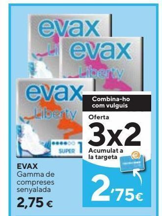 Caprabo Compresas evax oferta