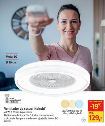 Bauhaus Ventilador de techo oferta