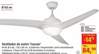 Bauhaus Ventilador de techo oferta