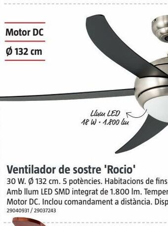 Bauhaus Ventilador de techo oferta