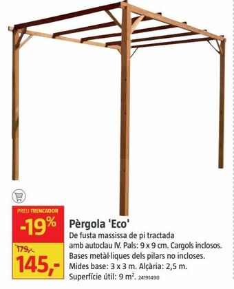 Bauhaus Pérgola oferta