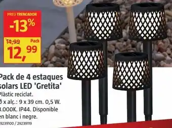 Bauhaus Luz solar oferta