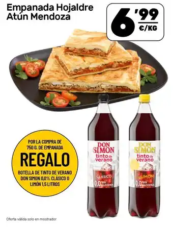 AhorraMas Empanada hojaldre atún mendoza oferta