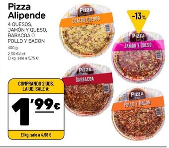 AhorraMas Pizza alipende oferta
