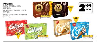 AhorraMas Helados oferta