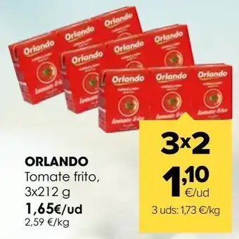 Autoservicios Familia Tomate frito, 3x212 g orlando oferta