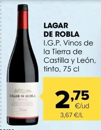 Autoservicios Familia I.g.p. vinos de la tierra de castilla y león, tinto, 75 cl lagar de la robla oferta