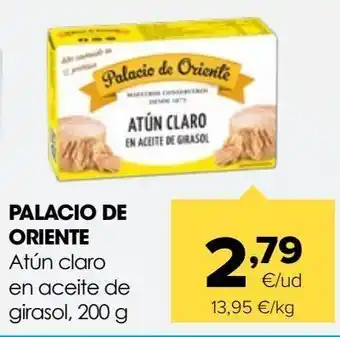 Autoservicios Familia Atún claro en aceite de girasol, 200 g palacio de oriente oferta