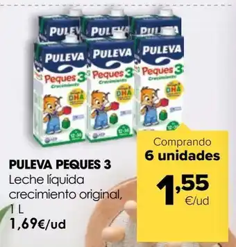 Autoservicios Familia Leche líquida crecimiento original, 1 l puleva peques 3 oferta