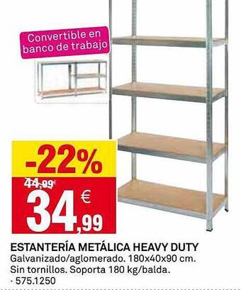 Bricoking Estanteria Metálica Heavy Duty oferta