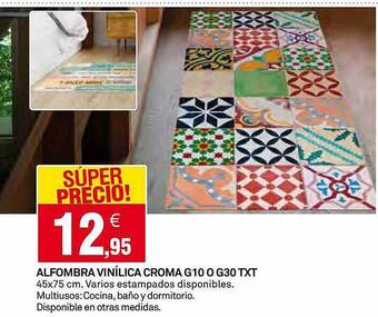 Bricoking Alfombra Vinilica Croma G10 O G30 Txt oferta