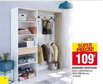 Bricoking Armario Vestidor oferta