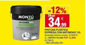 Bricoking Pintura Plástica Expresa Con Antimoho 12l oferta