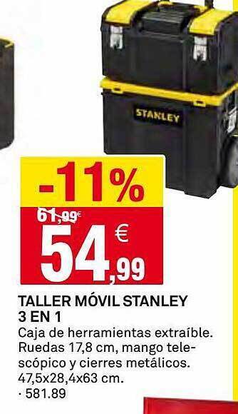 Bricoking Taller Móvil Stanley 3 En 1 oferta