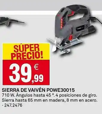 Bricoking Sierra De Vaivén Powe30015 oferta