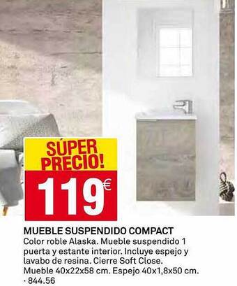Bricoking Mueble Suspendido Compact oferta