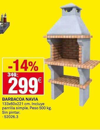 Bricoking Barbacoa Navia oferta