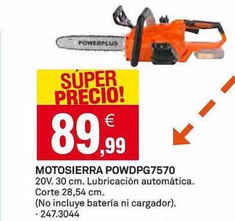 Bricoking Motosierra Powdpg7570 oferta