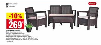 Bricoking Set Tarifa Lounge oferta