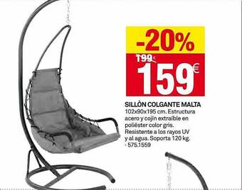 Bricoking Sillón Colgante Malta oferta