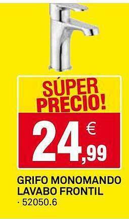 Bricoking Grifo Monomando Lavabo Frontil oferta