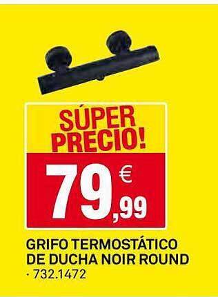 Bricoking Grifo Termostatico De Ducha Noir Round oferta