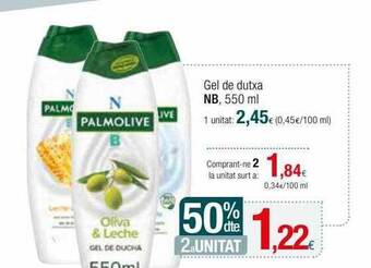 Condis 50% Dte. 2a Unitat Gel De Dutxa Nb oferta