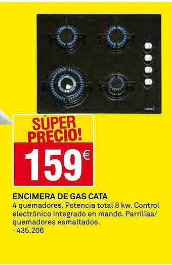 Bricoking Encimera De Gas Cata oferta