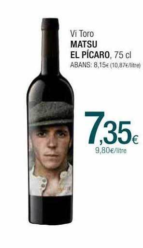 Condis Vi Toro Matsu El Picaro oferta