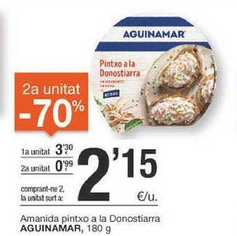 BonpreuEsclat 2a Unitat -70% Amanida Pintxo A La Donostiarra Aguinamar oferta