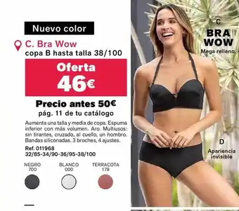 Leonisa Bra Wow Copa B Hasta Talla 38-100 oferta