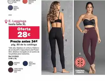 Leonisa Leggings Hasta Talla Xl oferta
