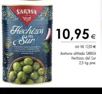 Cash Ifa Sarasa Aceituna alinada Hechizos del Sur 2,5 kg pne. oferta