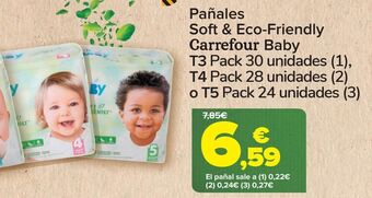 Carrefour Pañales carrefour baby oferta