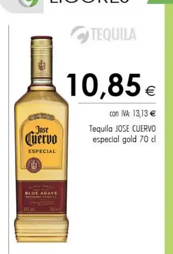 Cash Ifa Jose Cuervo Tequila especial gold 70cl oferta