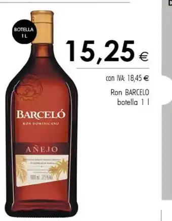 Cash Ifa Ron Barceló botella 1 L oferta
