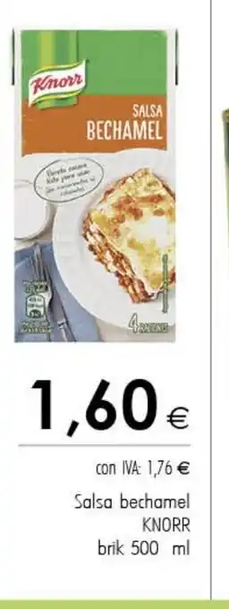 Cash Ifa Knorr Salsa bechamel brik 500 ml oferta
