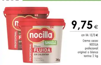 Cash Ifa Nocilla Crema cacao profesional original o blanca tarrina 2 kg oferta