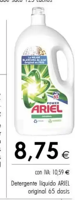 Cash Ifa Ariel Detergente liquido original 65 dosis oferta