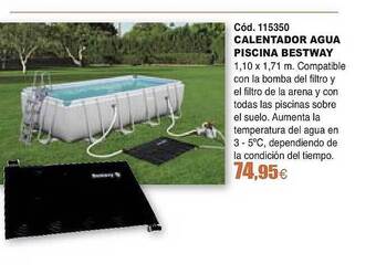 ferrOkey Calentador Agua Piscina Bestway oferta