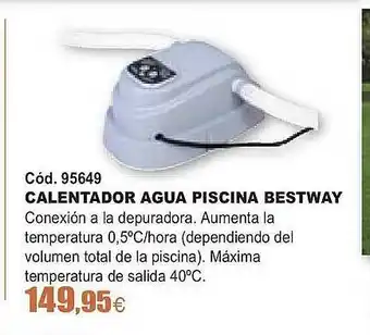 ferrOkey Calentador Agua Piscina Bestway oferta