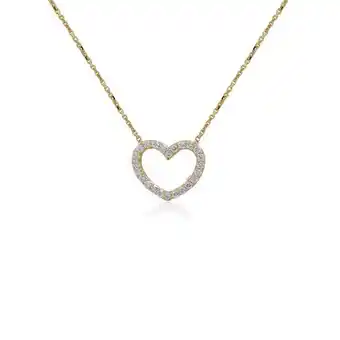 Roselin Gargantilla oro ley 9k corazón piedras oferta