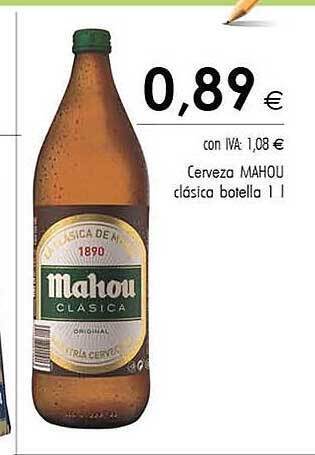 Cash Ifa Cerveza Mahou Clásica oferta